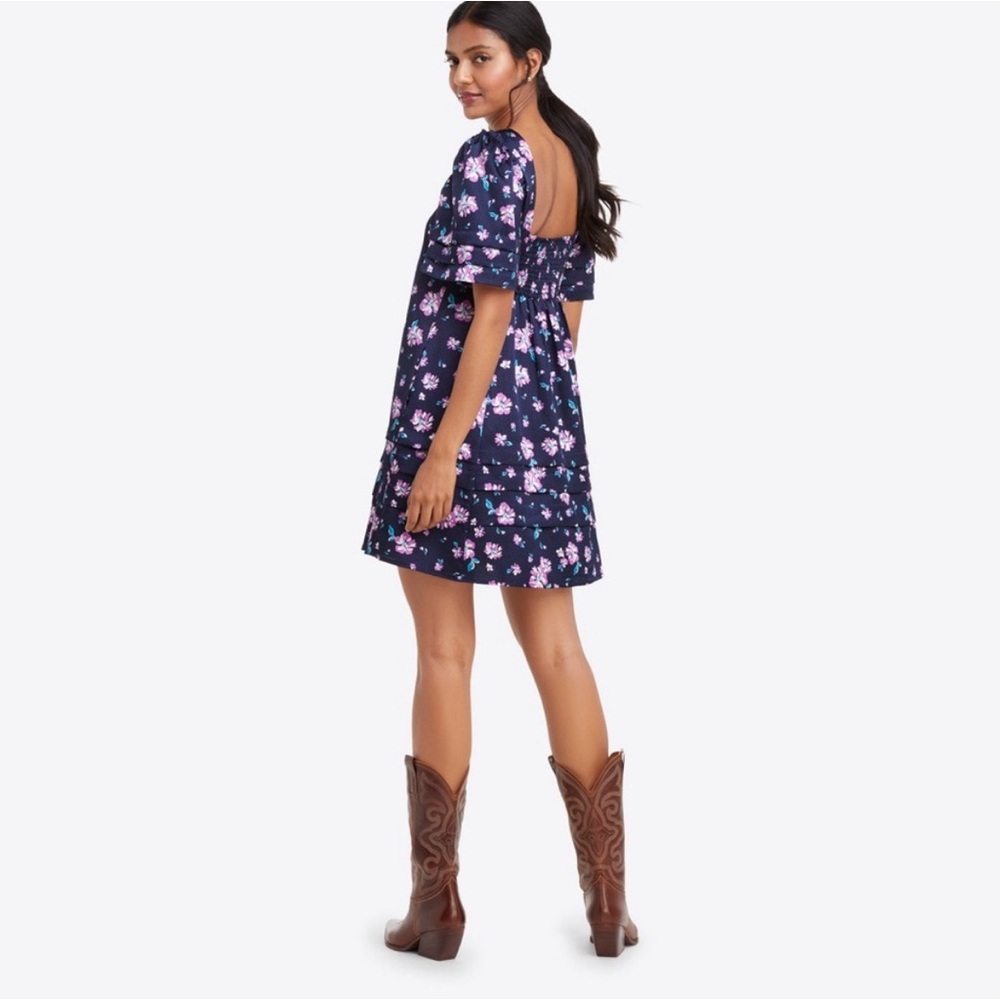 Draper James Dottie Satin Babydoll Dress